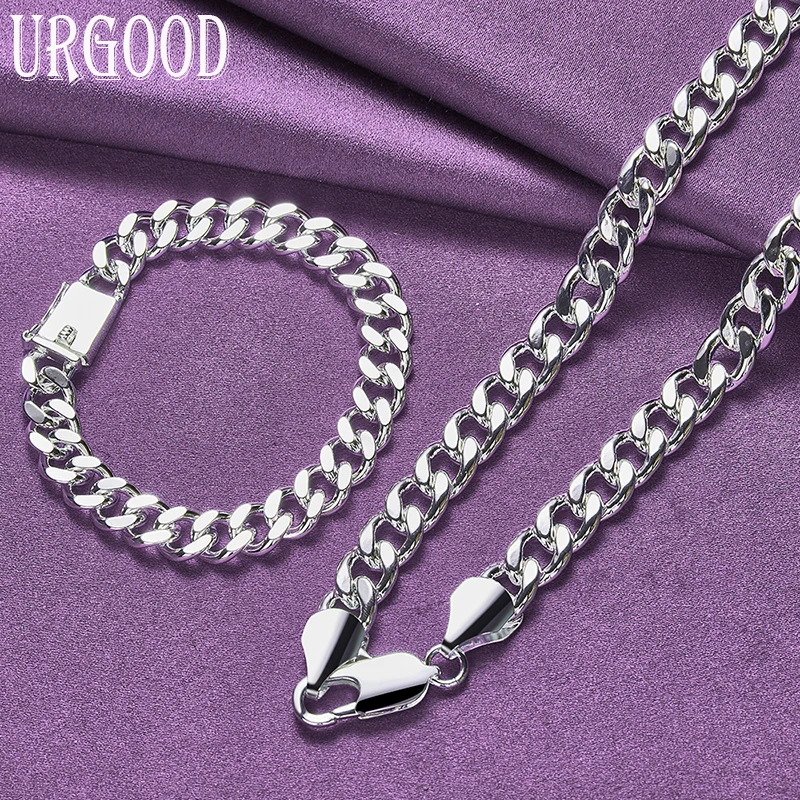 925 Sterling Silver High Quality Fashion Trend 10mm Twisted Chain Set For Women Birthday Party Engagement Wedding Gift
925 Sterling Silver High Quality Fashion Trend 10mm Twisted Chain Set For Women Birthday Party Engagement Wedding Gift