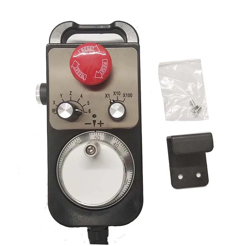 With emergency stop self-reset, electronic handwheel, machining center pulse generator numerical control external handwheel nume
With emergency stop self-reset, electronic handwheel, machining center pulse generator numerical control external handwheel nume