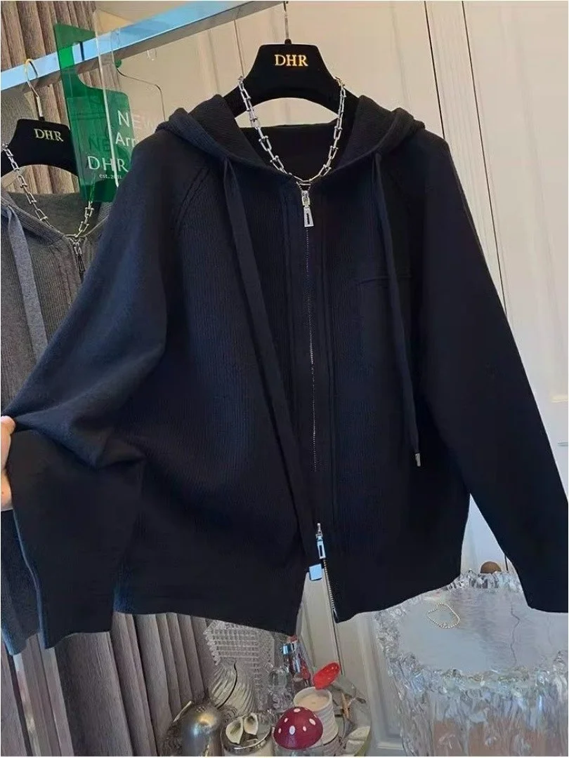 Свитер оверсайз с капюшоном и двойной молнией, повседневный, для мужчин и женщин, осень-зима, свободный крой, полиэстер
Свитер оверсайз с капюшоном и двойной молнией, повседневный, для мужчин и женщин, осень-зима, свободный крой, полиэстер