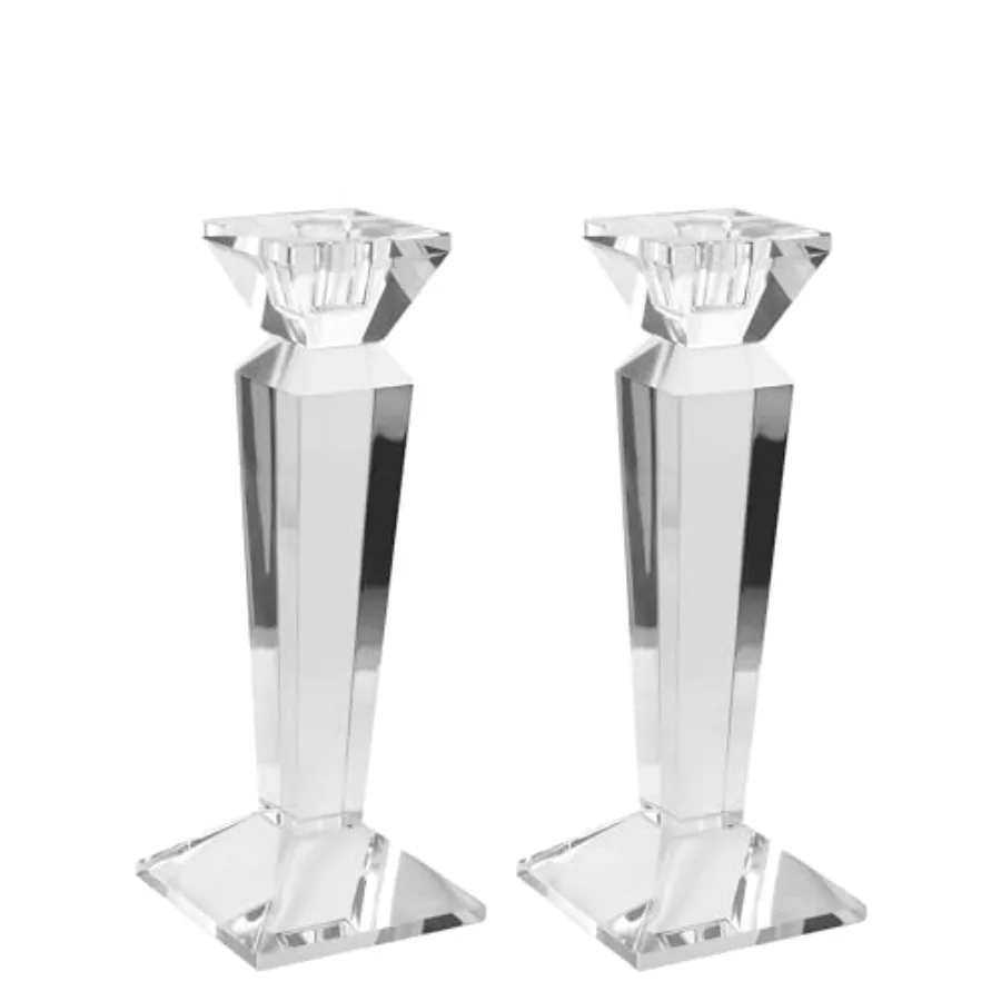 Crystal Candle Stick Holders for Home Decor 2-Pack Clear Crystal Taper Candles Holder Table Centerpieces for Party and Wedding
Crystal Candle Stick Holders for Home Decor 2-Pack Clear Crystal Taper Candles Holder Table Centerpieces for Party and Wedding