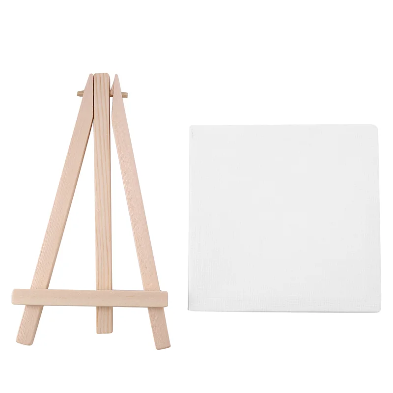 72Pc 4 By 4 Inch Mini Canvas And 8 X 16Cm Mini Wood Easel Set For Painting Drawing School Student Artist Supplies
72Pc 4 By 4 Inch Mini Canvas And 8 X 16Cm Mini Wood Easel Set For Painting Drawing School Student Artist Supplies