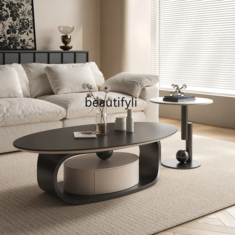 Italian Minimalist Coffee Table High Small Apartment Living Room Home Creative Oval Tea Table
Italian Minimalist Coffee Table High Small Apartment Living Room Home Creative Oval Tea Table