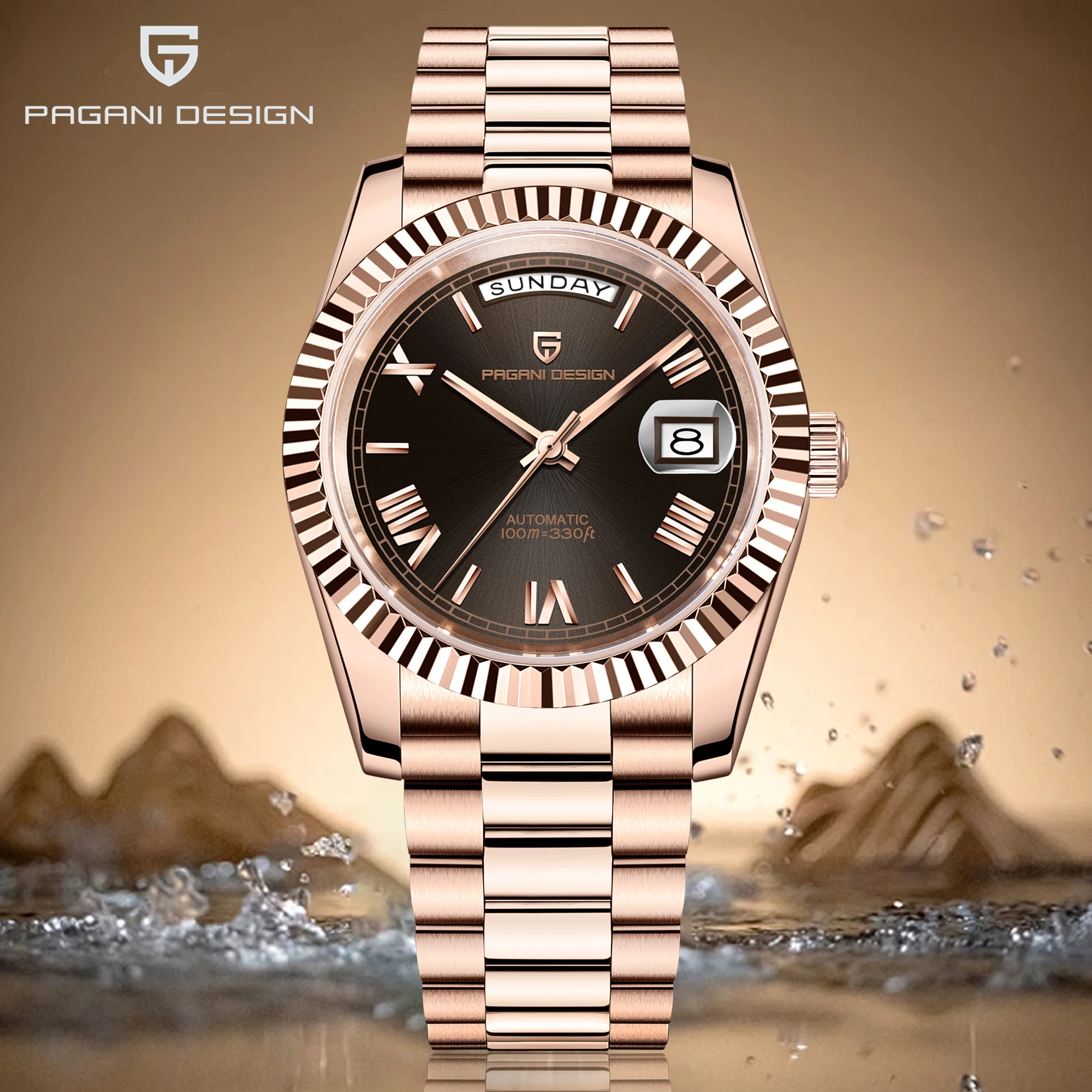 2025 New PAGANI DESIGN Men's Watch Rose Gold Mechanical Wrist Watch Luxury Automatic Watch For Men AR Sapphire Mirror Waterproof
2025 New PAGANI DESIGN Men's Watch Rose Gold Mechanical Wrist Watch Luxury Automatic Watch For Men AR Sapphire Mirror Waterproof