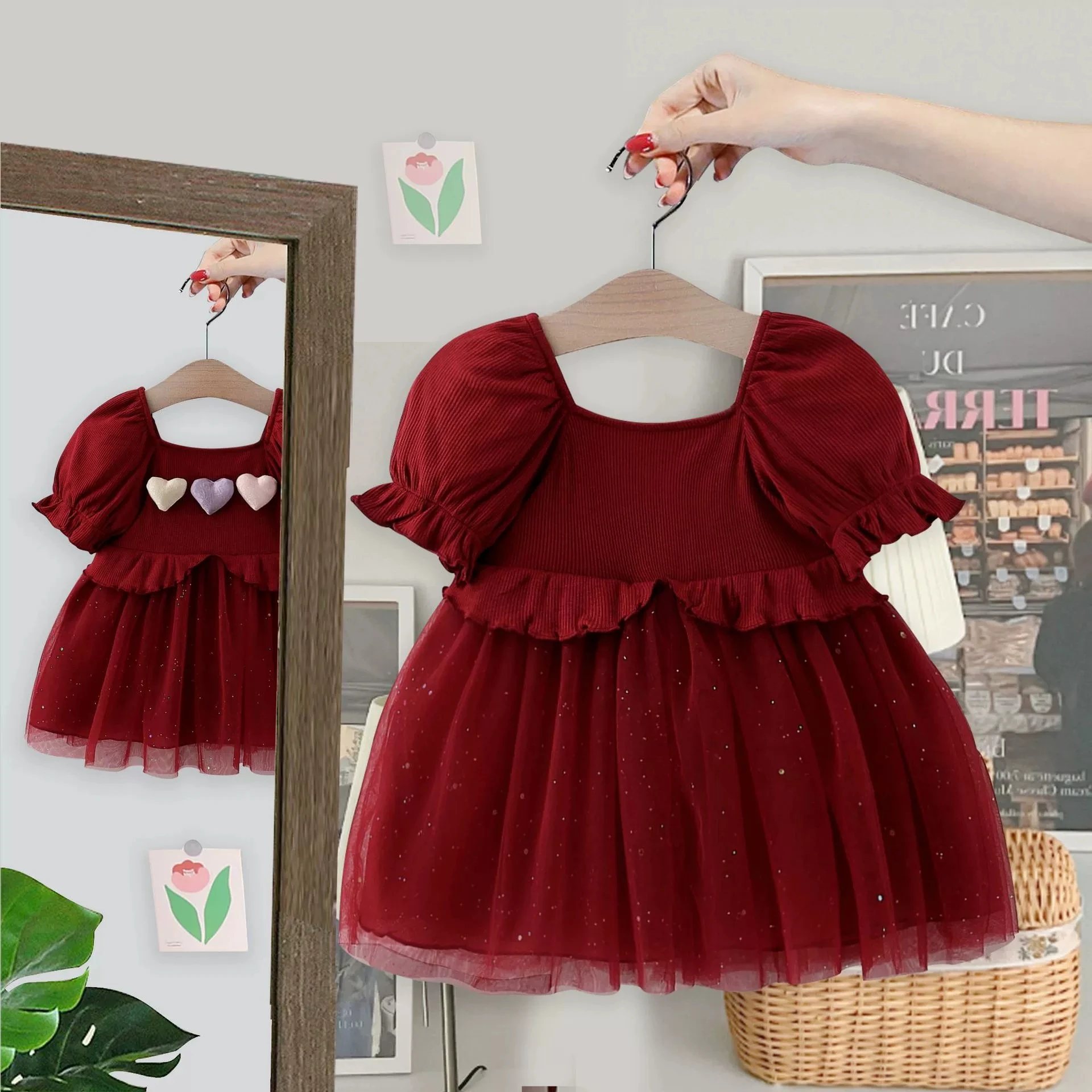 Fashion Kids Summer Spring Autumn Winter Dresses Children Clothes Vestidos 2025 Baby Girls Sweet Love Birthday Princess Dress
Fashion Kids Summer Spring Autumn Winter Dresses Children Clothes Vestidos 2025 Baby Girls Sweet Love Birthday Princess Dress