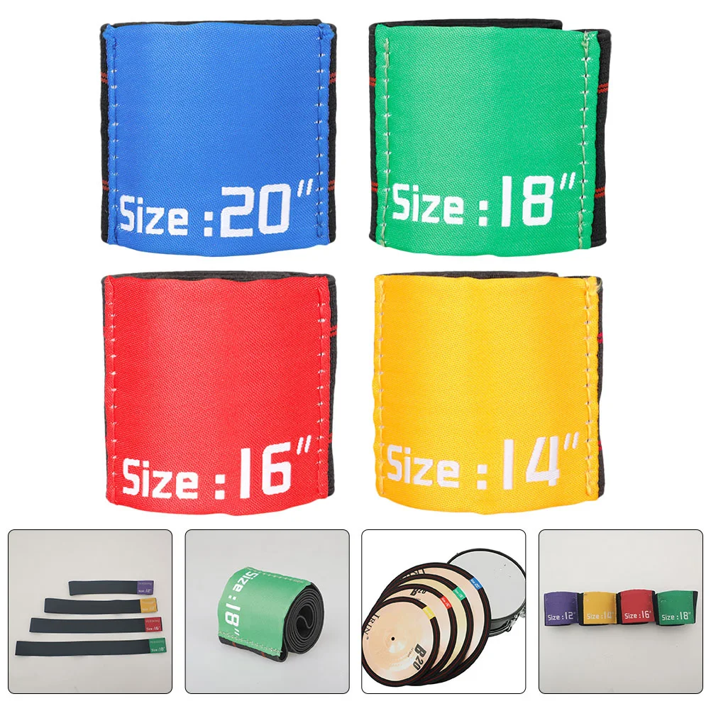 4Pcs Set Elastic Belt Drum Cymbal Mute Noise Reduction Practice Accessories Percussion Instrument Parts
4Pcs Set Elastic Belt Drum Cymbal Mute Noise Reduction Practice Accessories Percussion Instrument Parts