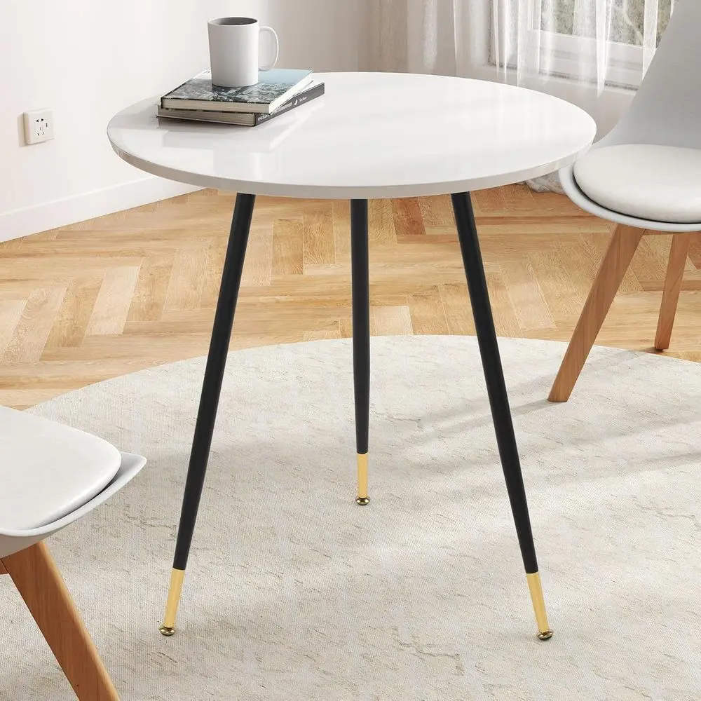 23.6 Modern Metal Pedestal Dining Table, Thick Tabletop, Suitable for Small Spaces, White
23.6 Modern Metal Pedestal Dining Table, Thick Tabletop, Suitable for Small Spaces, White