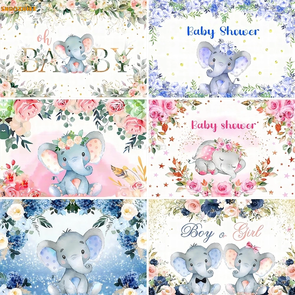 Baby Shower Photophone Wooden Board Flowers Little Elephant Newborn Birthday Party Photography Backdrop Photo Background
Baby Shower Photophone Wooden Board Flowers Little Elephant Newborn Birthday Party Photography Backdrop Photo Background
