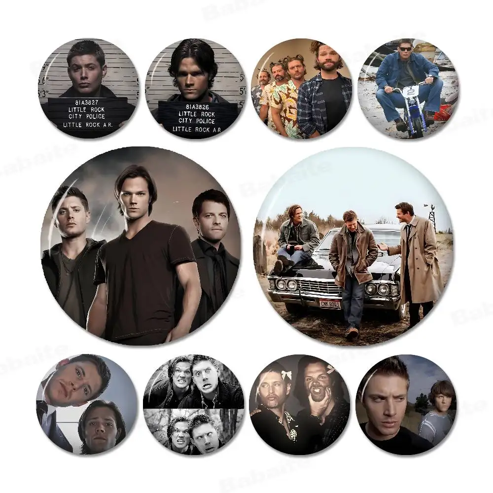 TV S-Supernatural Soft Button Pin Round Metal Badge Lapel Pin Parts Gift Friends Kid Jewelry
TV S-Supernatural Soft Button Pin Round Metal Badge Lapel Pin Parts Gift Friends Kid Jewelry