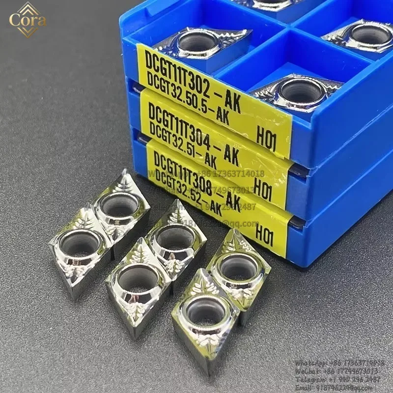 DCGT11T302 DCGT11T304 DCGT11T308 AK H01 Original Insert Milling Cutter Aluminum Turning CNC Lathe Tool Processing DCGT 070204
DCGT11T302 DCGT11T304 DCGT11T308 AK H01 Original Insert Milling Cutter Aluminum Turning CNC Lathe Tool Processing DCGT 070204