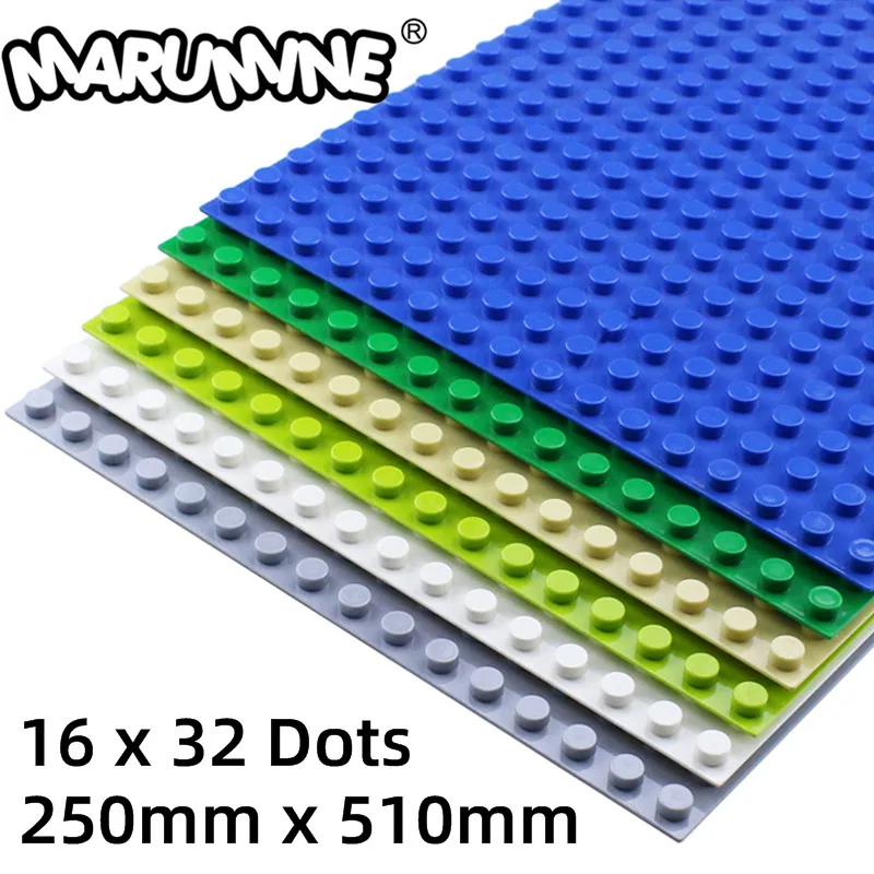 Marumine 16x32 Baseplate Classic Blocks Big Size 255x510MM Designer Construction Building Bricks Part Bulk City View Base Board
Marumine 16x32 Baseplate Classic Blocks Big Size 255x510MM Designer Construction Building Bricks Part Bulk City View Base Board