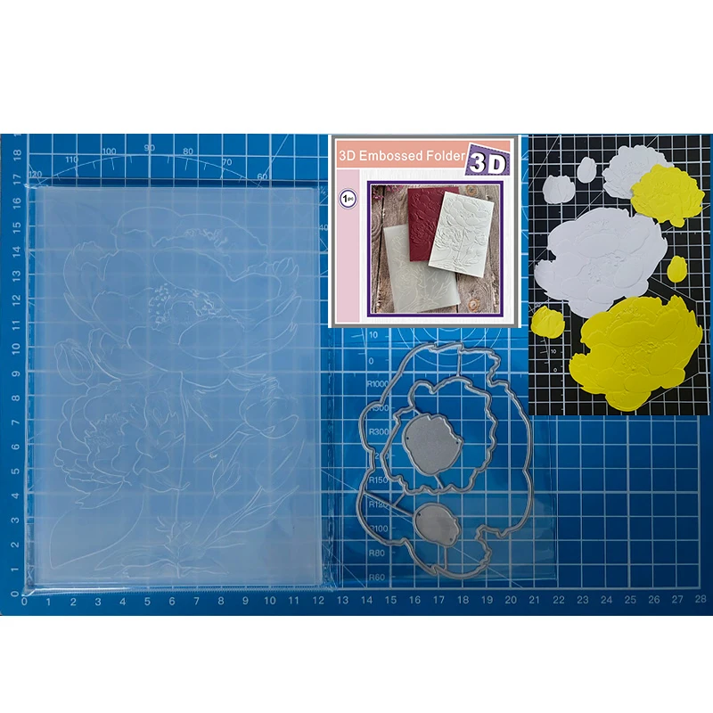 2-Piece Set 3d Embossing Folder Scrapbooking Tools Dies Materials DIY Craft Supplies Photo Album to Album Decor Card Background
2-Piece Set 3d Embossing Folder Scrapbooking Tools Dies Materials DIY Craft Supplies Photo Album to Album Decor Card Background