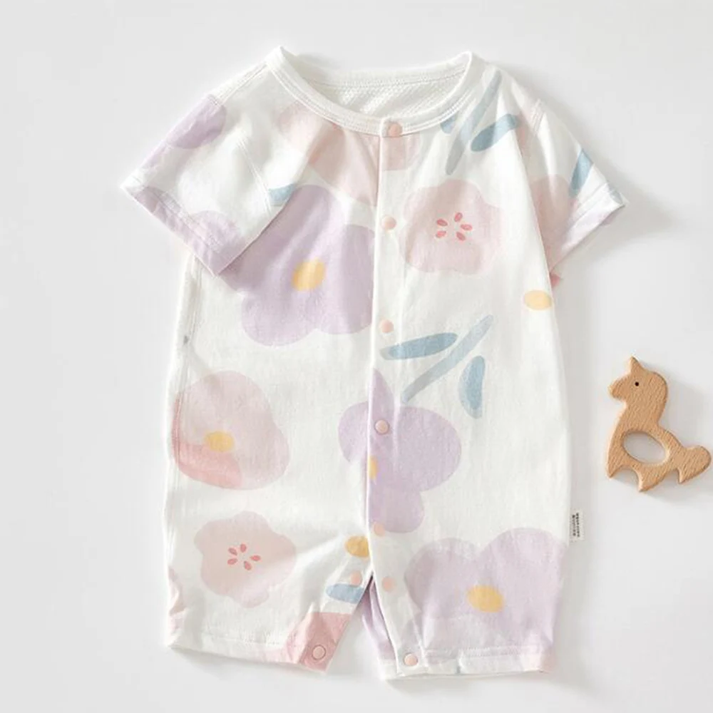Newborn Romper Girl Summer Floral Cotton Onesie For Baby Thin Mesh Patchwork Baby Jumpsuit Hot Selling
Newborn Romper Girl Summer Floral Cotton Onesie For Baby Thin Mesh Patchwork Baby Jumpsuit Hot Selling