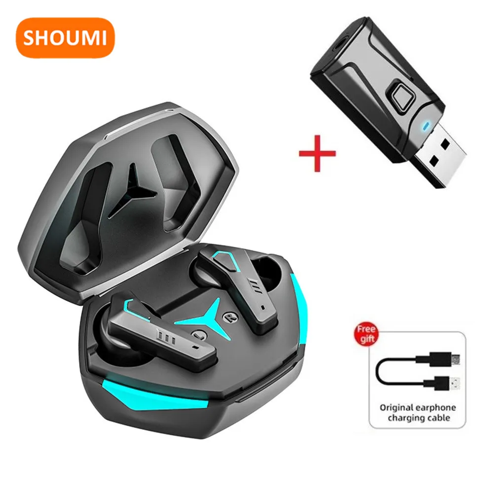 Game TWS Bluetooth Earbud with Mic USB Adaptor Wireless Gaming Earphone LED Light Effect Noise Cancelling Headset for TV Mobile
Game TWS Bluetooth Earbud with Mic USB Adaptor Wireless Gaming Earphone LED Light Effect Noise Cancelling Headset for TV Mobile