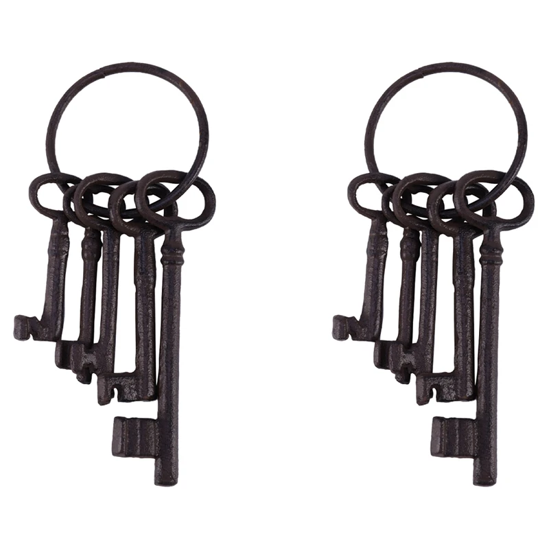 Pirate Treasure Chest Keys Set,Key Ring Antique Style,Rustic Cast Iron Skeleton Key Wall Decor, Costume Prop (10 Keys)
Pirate Treasure Chest Keys Set,Key Ring Antique Style,Rustic Cast Iron Skeleton Key Wall Decor, Costume Prop (10 Keys)