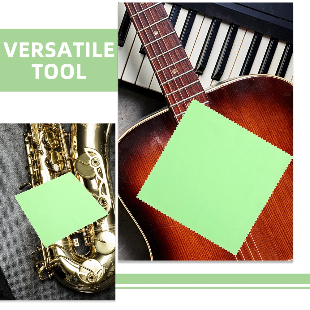 6 Pcs Instrument Cleaning Cloth Guitar Bass Piano Care Reusable Dual-sided Velvet Eliminates Dirt Fingerprints Polishes Trombone
6 Pcs Instrument Cleaning Cloth Guitar Bass Piano Care Reusable Dual-sided Velvet Eliminates Dirt Fingerprints Polishes Trombone