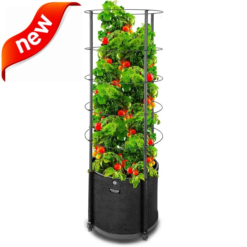 Большой 68-дюймовый 20-галонный горшок для помидоров с металлической решеткой и дренажем для восхождения лоз
Большой 68-дюймовый 20-галонный горшок для помидоров с металлической решеткой и дренажем для восхождения лоз