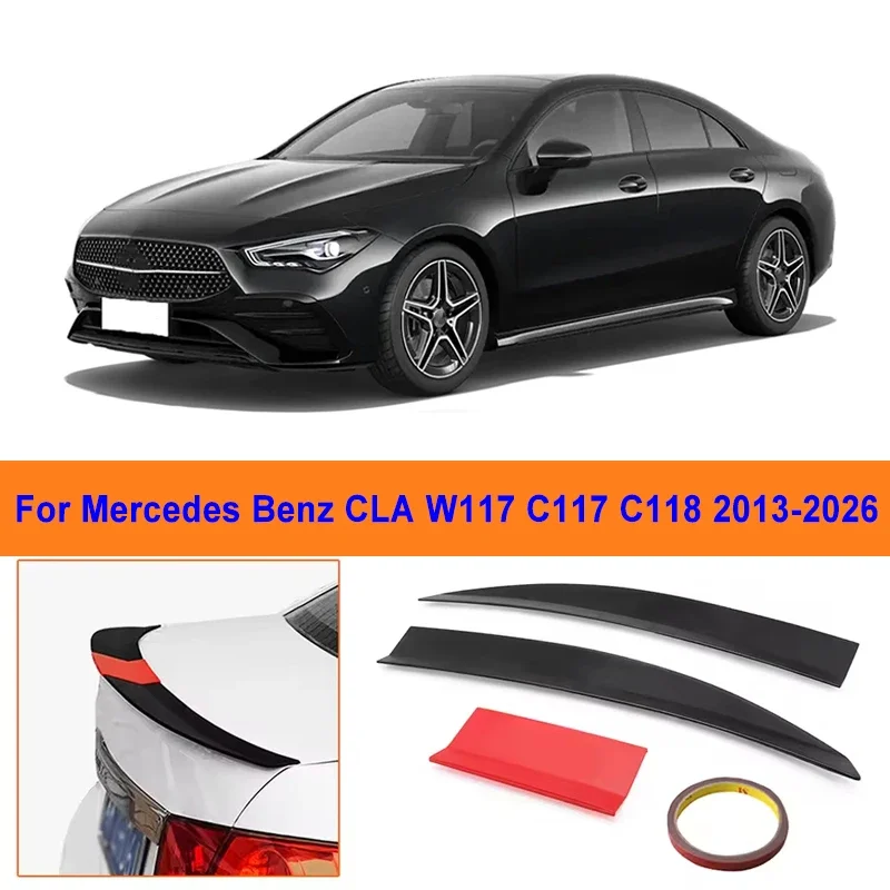 For Mercedes Benz CLA W117 C117 C118 2013-2026 3-Section ABS Rear Trunk Spoiler 115-125cm Adjustable Sports Decor Top Wing
For Mercedes Benz CLA W117 C117 C118 2013-2026 3-Section ABS Rear Trunk Spoiler 115-125cm Adjustable Sports Decor Top Wing