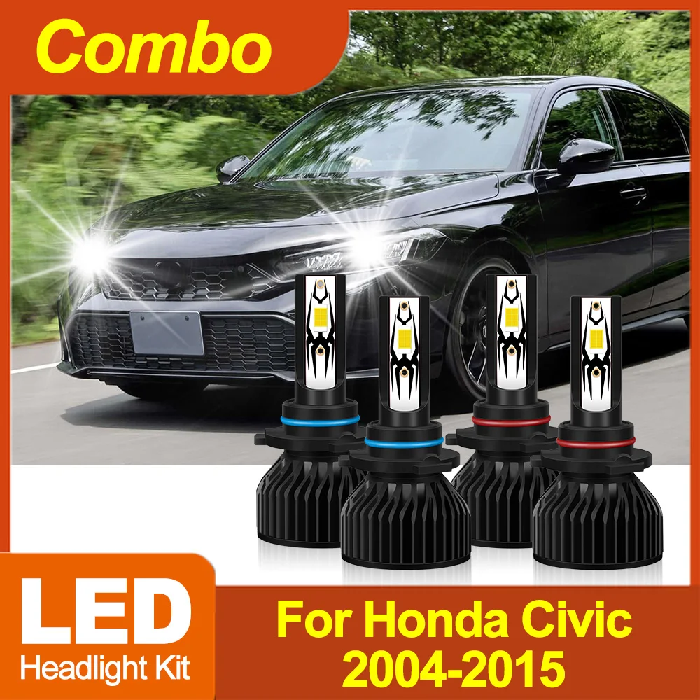 For Honda Civic 2004-2015 LED Headlight 9005 9006 Hi-Low Beam 3570 CSP Internal Drive Auto Light Bulbs
For Honda Civic 2004-2015 LED Headlight 9005 9006 Hi-Low Beam 3570 CSP Internal Drive Auto Light Bulbs