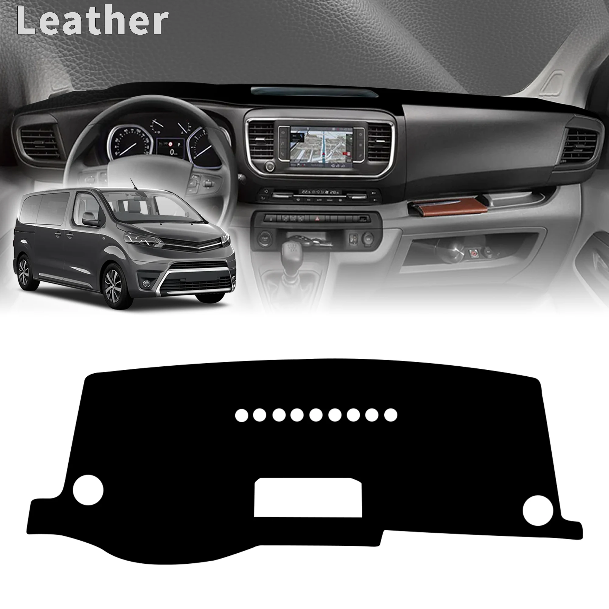 for Toyota ProAce 2016-2023 Proace Verso Car Dashboard Cover Dashmat Non‑Slip Protective Dash Mat Pad Auto Accessories
for Toyota ProAce 2016-2023 Proace Verso Car Dashboard Cover Dashmat Non‑Slip Protective Dash Mat Pad Auto Accessories