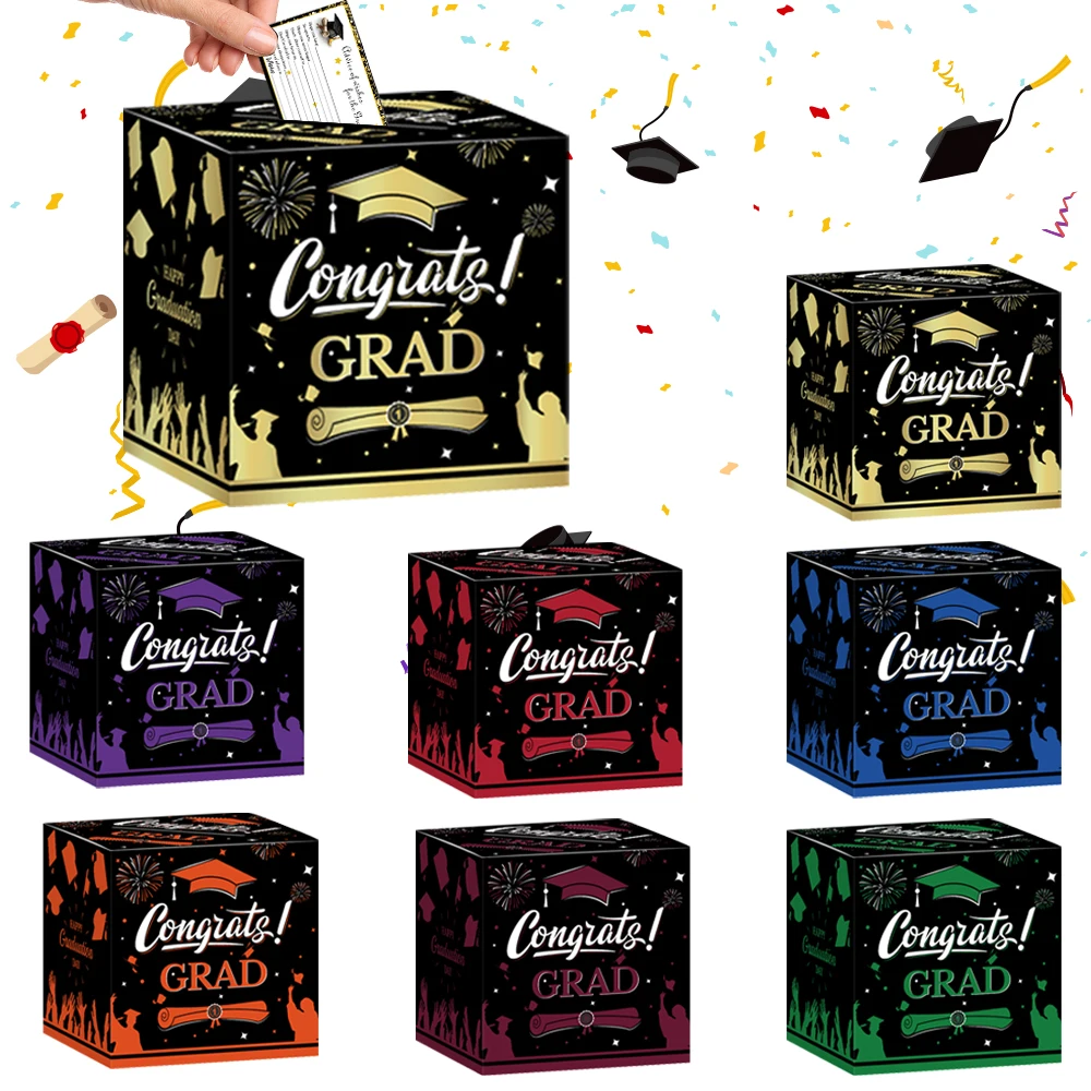 Выпускная коробка для голосования, черный, золотой, класс 2025 года, поздравления, набор коробок для выпускных карточек, поздравление, украшение для выпускной вечеринки, подарочная коробка
Выпускная коробка для голосования, черный, золотой, класс 2025 года, поздравления, набор коробок для выпускных карточек, поздравление, украшение для выпускной вечеринки, подарочная коробка