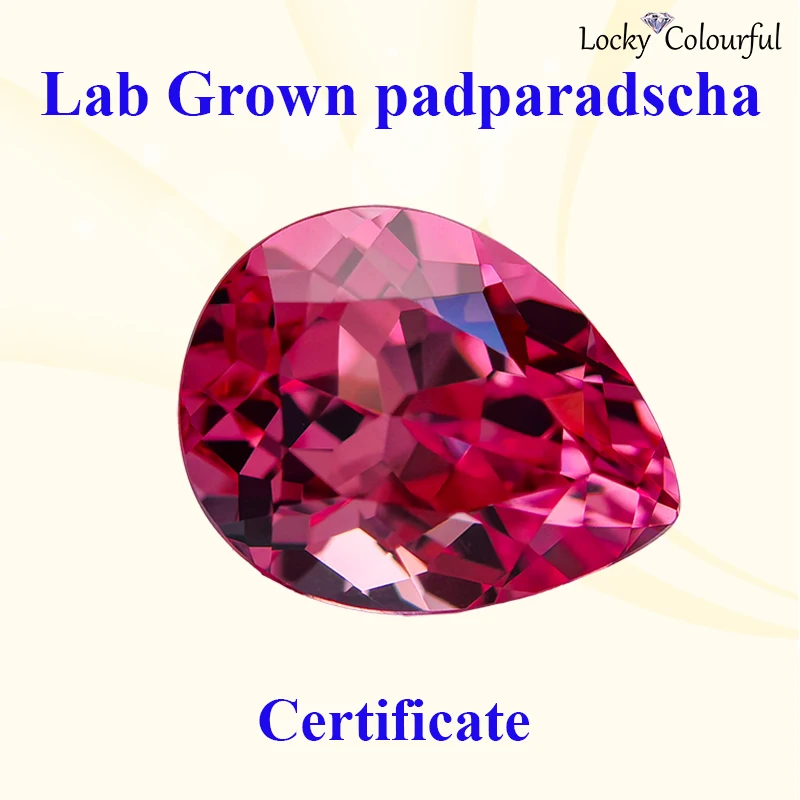 Lab Grown Sapphire Pear Shape Fire Lotus Color Top Quality Charms Selectable AGL Certificate Beads for Diy Jewelry Making Rings
Lab Grown Sapphire Pear Shape Fire Lotus Color Top Quality Charms Selectable AGL Certificate Beads for Diy Jewelry Making Rings