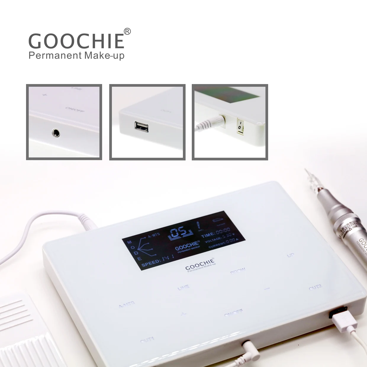 Professional PMU Machine Digital Permanent Makeup Tattoo Pen Microblading Shading Eyebrow Lip Eyeliner Device
Professional PMU Machine Digital Permanent Makeup Tattoo Pen Microblading Shading Eyebrow Lip Eyeliner Device