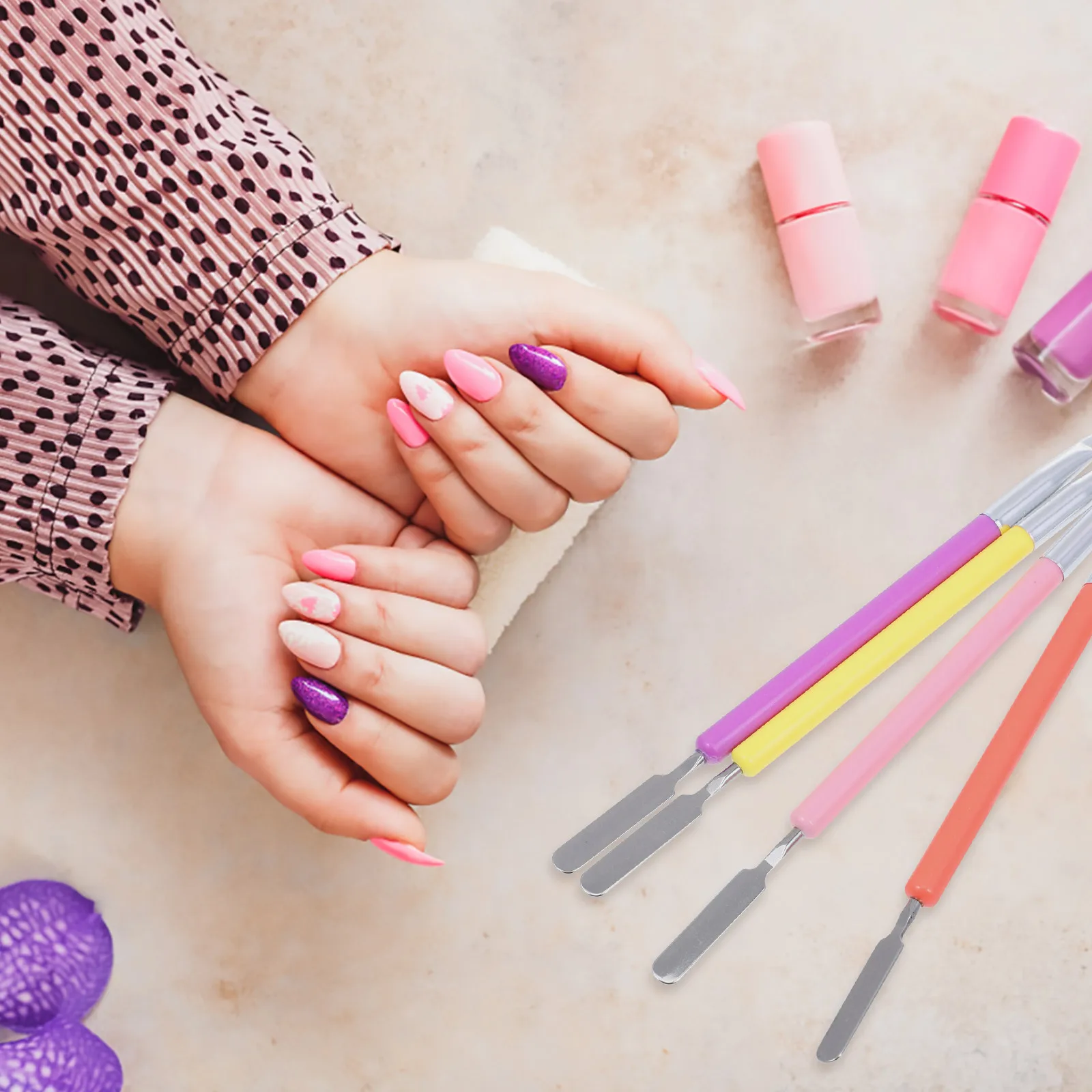 4 Pcs Nail Art Pen Double ended Yellow Pink Purple Manicure Supplies Reusable Easy Practical Gift Nail Painting
4 Pcs Nail Art Pen Double ended Yellow Pink Purple Manicure Supplies Reusable Easy Practical Gift Nail Painting