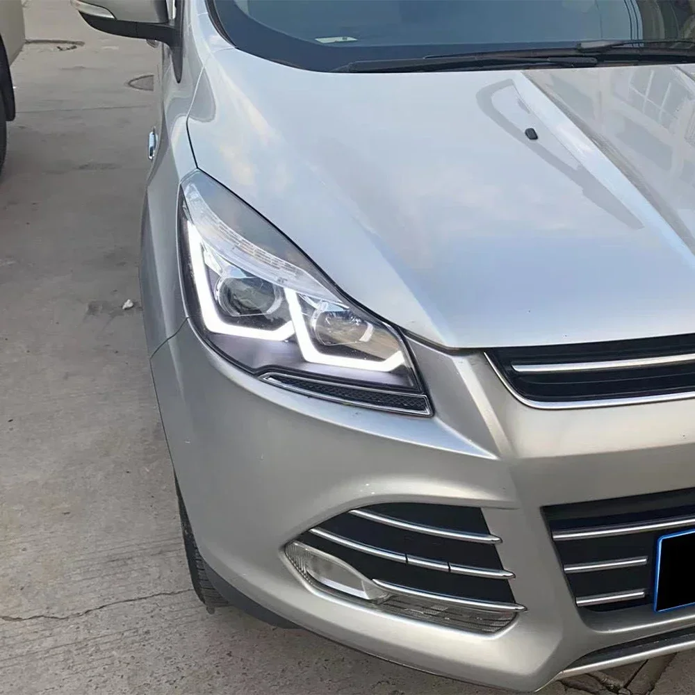 Car Front Lamps for Ford Kuga Escape 2013-2016 Led Auto Headlights Assembly Upgrade High Configure Projector Lens Accessories
Car Front Lamps for Ford Kuga Escape 2013-2016 Led Auto Headlights Assembly Upgrade High Configure Projector Lens Accessories