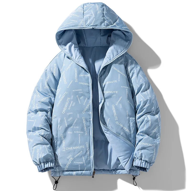 Двусторонняя пуховая мужская зимняя утепленная теплая куртка большого размера с хлопковой подкладкой для пары, повседневная одежда с капюшоном и хлопковой подкладкой
Двусторонняя пуховая мужская зимняя утепленная теплая куртка большого размера с хлопковой подкладкой для пары, повседневная одежда с капюшоном и хлопковой подкладкой