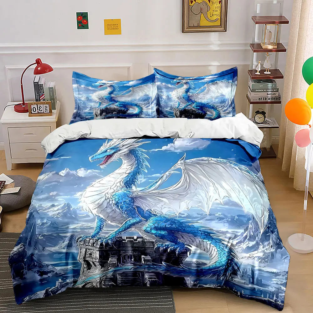 "Fantasy Dragon Decor Set" Multiple sizes kid's and adults' bedroom Exquisite 3PC bedding set, gift
"Fantasy Dragon Decor Set" Multiple sizes kid's and adults' bedroom Exquisite 3PC bedding set, gift