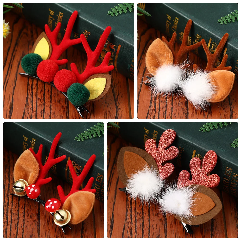 4 Pairs Children Hair Accessories Christmas Headwear Clips Lovely Festival Decorative Red Color Kids Girls Hairpin Gifts
4 Pairs Children Hair Accessories Christmas Headwear Clips Lovely Festival Decorative Red Color Kids Girls Hairpin Gifts