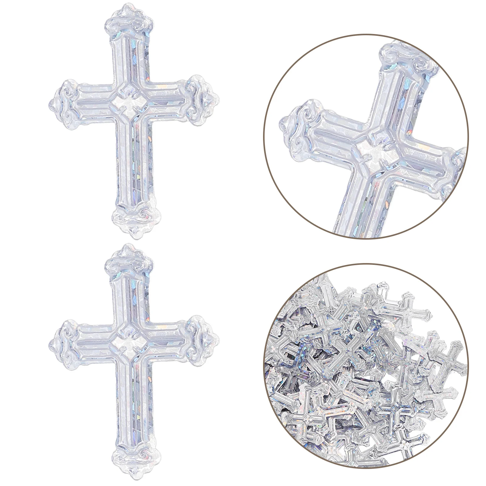 1 Pack Silver Glitter Cross Confetti Plastic Table Scatter For Baptism Wedding Birthday First Communion Baby Shower Party
1 Pack Silver Glitter Cross Confetti Plastic Table Scatter For Baptism Wedding Birthday First Communion Baby Shower Party