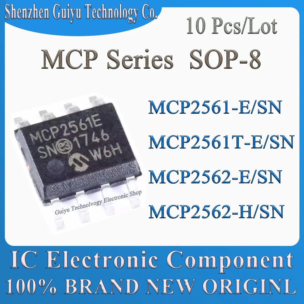 10 Pcs/Lot MCP2561-E/SN MCP2561T-E/SN MCP2562-E/SN MCP2562-H/SN MCP2562-E MCP2562-H MCP2561T MCP2561 MCP2562 MCP SOP-8 IC Chip
10 Pcs/Lot MCP2561-E/SN MCP2561T-E/SN MCP2562-E/SN MCP2562-H/SN MCP2562-E MCP2562-H MCP2561T MCP2561 MCP2562 MCP SOP-8 IC Chip