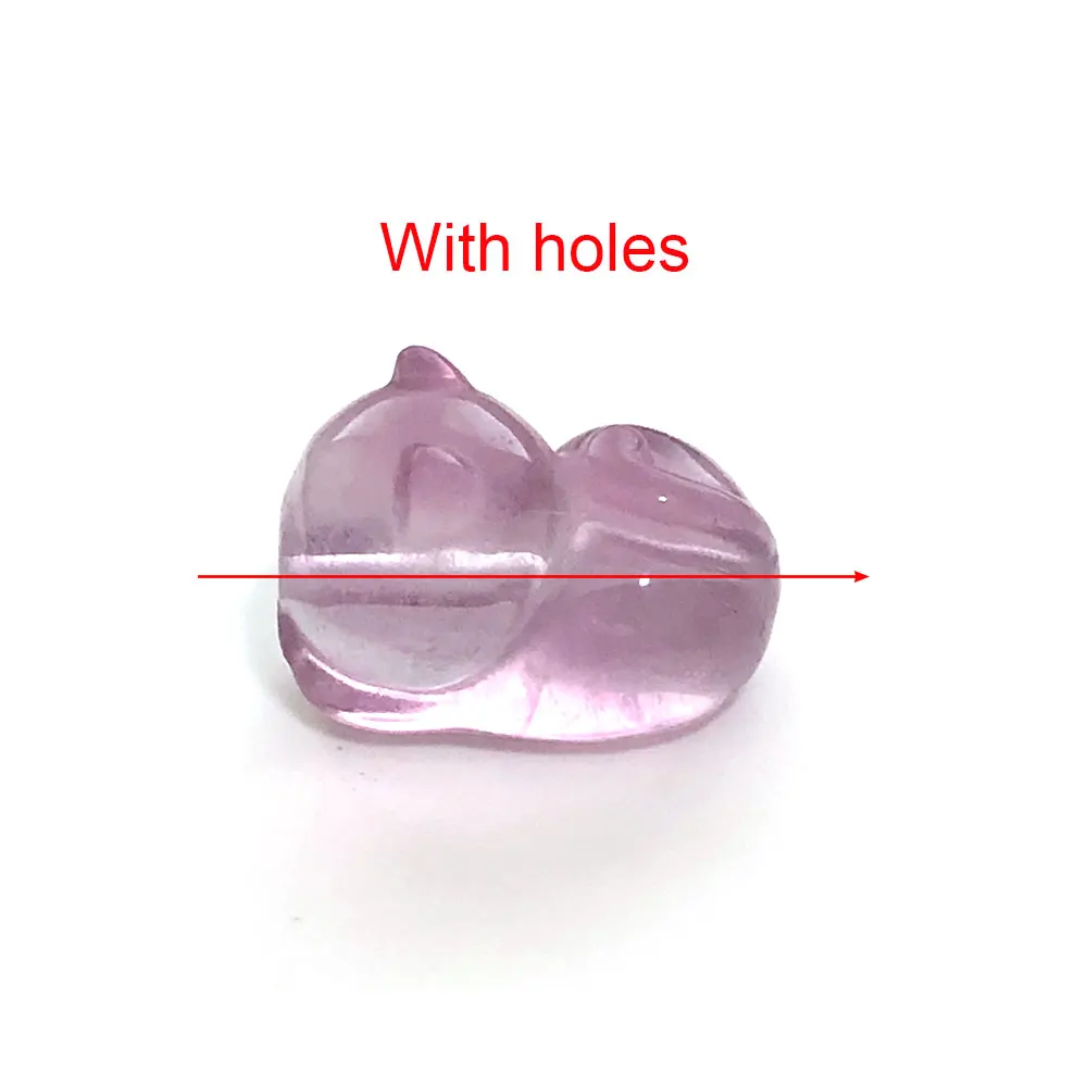 2pc Natural Rainbow Fluorite Mini Lovely Cat Carvings Crystals Healing Stone Craft DIY Figurine Gifts Home Decoration with Holes
2pc Natural Rainbow Fluorite Mini Lovely Cat Carvings Crystals Healing Stone Craft DIY Figurine Gifts Home Decoration with Holes