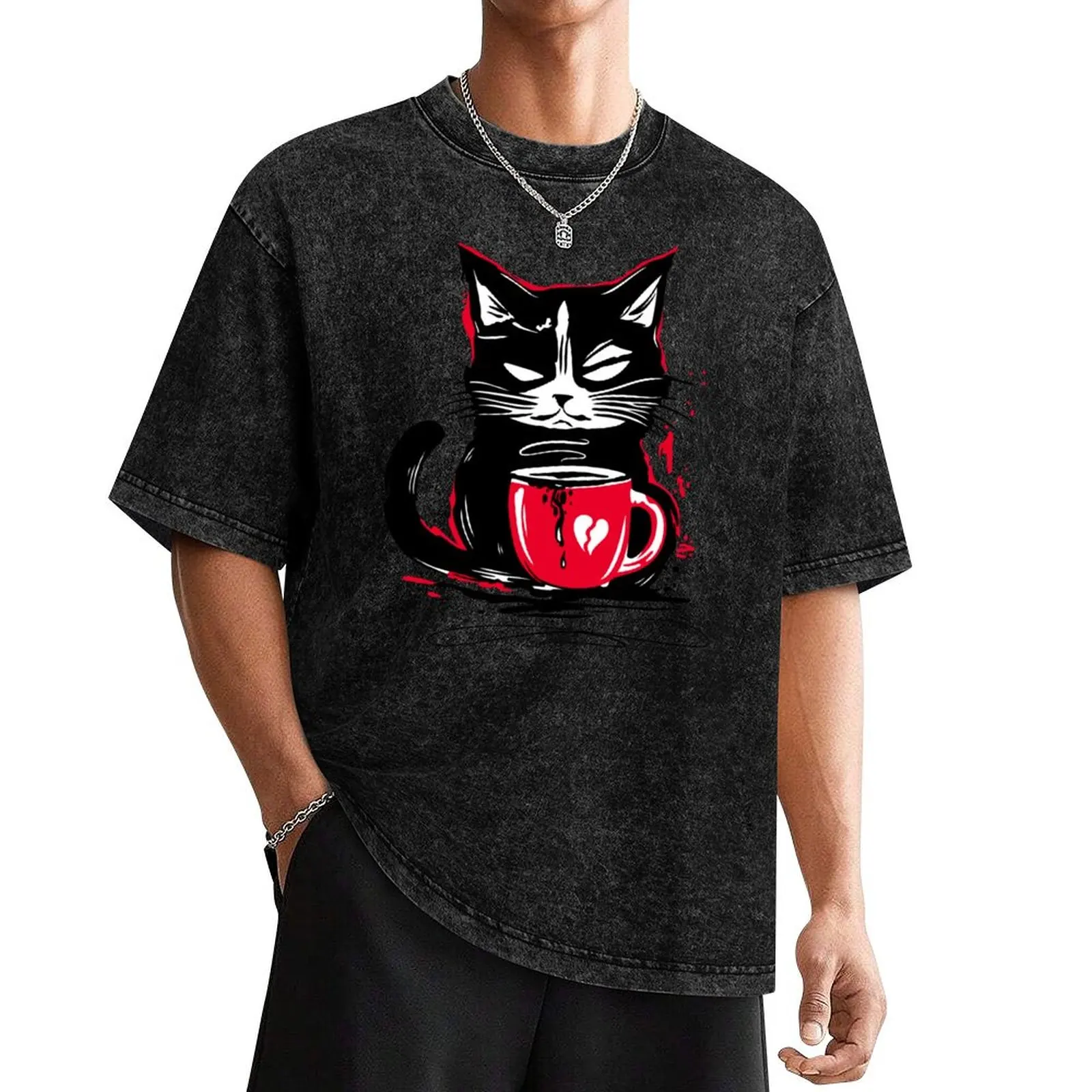 Coffee Cat Morning Grouch Coffee Cat T-Shirt oversized t shirt topping mens funny t shirts
Coffee Cat Morning Grouch Coffee Cat T-Shirt oversized t shirt topping mens funny t shirts