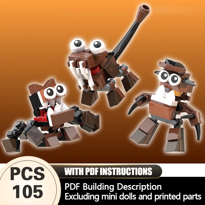 Creators Animal Series Model MOC Building Bricks Jungle Mechas Modular Technology Gifts Holiday Assemble Children Toys Suit
Creators Animal Series Model MOC Building Bricks Jungle Mechas Modular Technology Gifts Holiday Assemble Children Toys Suit