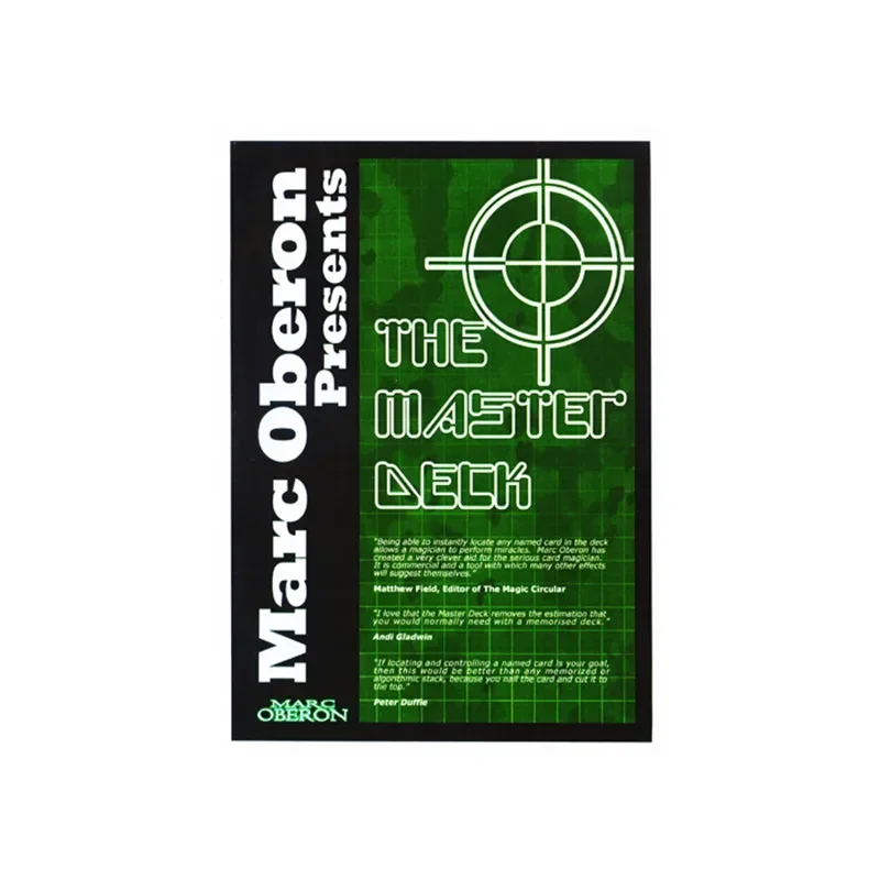 The Master Deck by Marc Oberon Card Magic Tricks Close Up Magic Magia Magie Magicians Prop Accessory Illusion Gimmick
The Master Deck by Marc Oberon Card Magic Tricks Close Up Magic Magia Magie Magicians Prop Accessory Illusion Gimmick