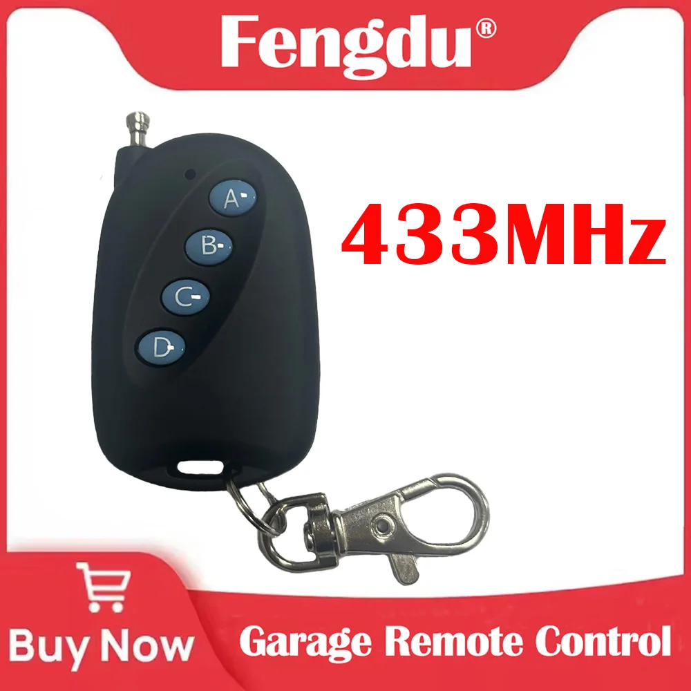 Garage Door Remote Control for 433MHz Wireless Duplicator with Host Fixed Code Gate Opener
Garage Door Remote Control for 433MHz Wireless Duplicator with Host Fixed Code Gate Opener