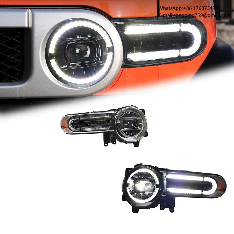 FT Car Lights for Toyota FJ Cruiser LED Headlights 2007-2020 LED Projetor Headlamp Daytime Running Light Automotive Accessories
FT Car Lights for Toyota FJ Cruiser LED Headlights 2007-2020 LED Projetor Headlamp Daytime Running Light Automotive Accessories