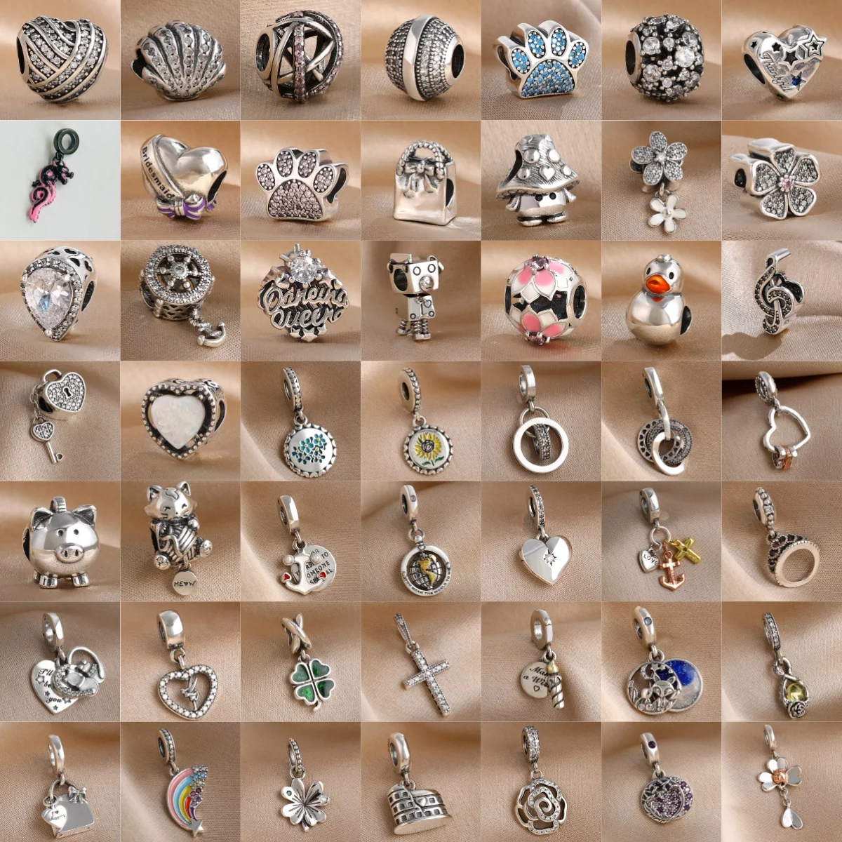 Charm 925 Silver Dog Claw, Shopping Bag, Heart Pendant, Suitable for Original Bracelets, DIY Accessories, Exquisite Jewelry
Charm 925 Silver Dog Claw, Shopping Bag, Heart Pendant, Suitable for Original Bracelets, DIY Accessories, Exquisite Jewelry