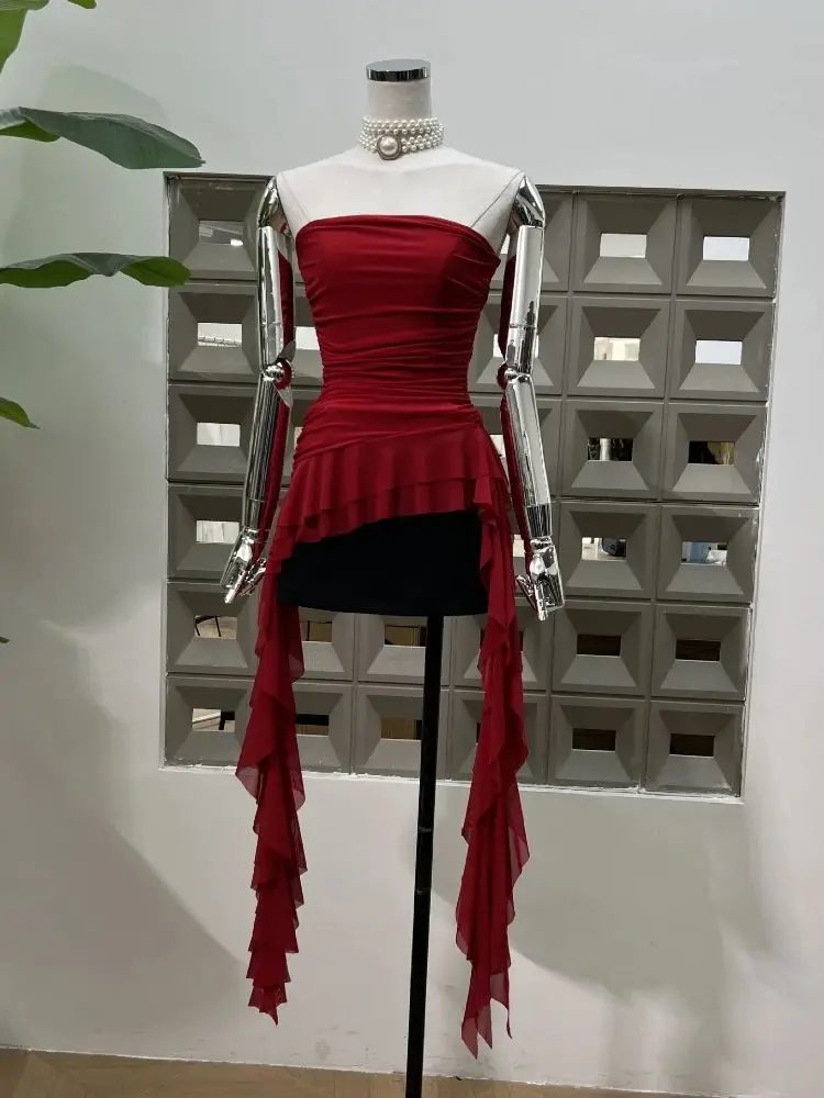 2025 New Design Sweet Yough Girls Clothes Top Short Skirt Two Pieces Outfit Sexy Cool Chest Wrap Ruched Tassel Birthday Sets
2025 New Design Sweet Yough Girls Clothes Top Short Skirt Two Pieces Outfit Sexy Cool Chest Wrap Ruched Tassel Birthday Sets