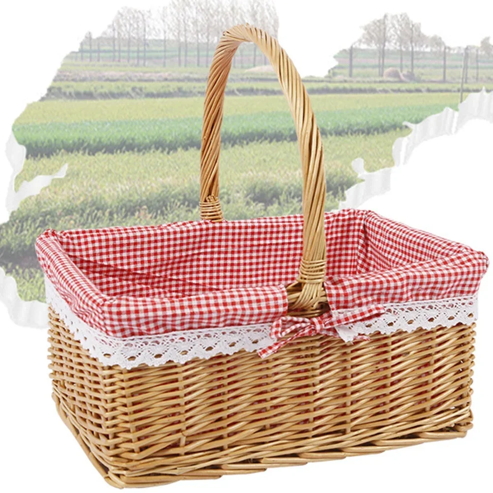 Basket Fruit Braided Basket Weaving Storage Container Large Handle Picnic Basket Woven Storage Tray Bamboo Wicker Storage Bin
Basket Fruit Braided Basket Weaving Storage Container Large Handle Picnic Basket Woven Storage Tray Bamboo Wicker Storage Bin