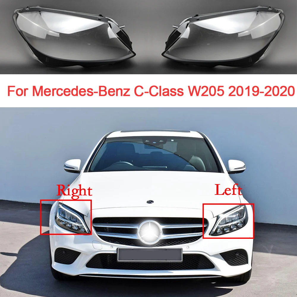 Car Headlight Cover for Mercedes Benz C-class W205 2019 2020 Plexiglass Transparent Lampshade Replacement Lens Car Accessoires
Car Headlight Cover for Mercedes Benz C-class W205 2019 2020 Plexiglass Transparent Lampshade Replacement Lens Car Accessoires