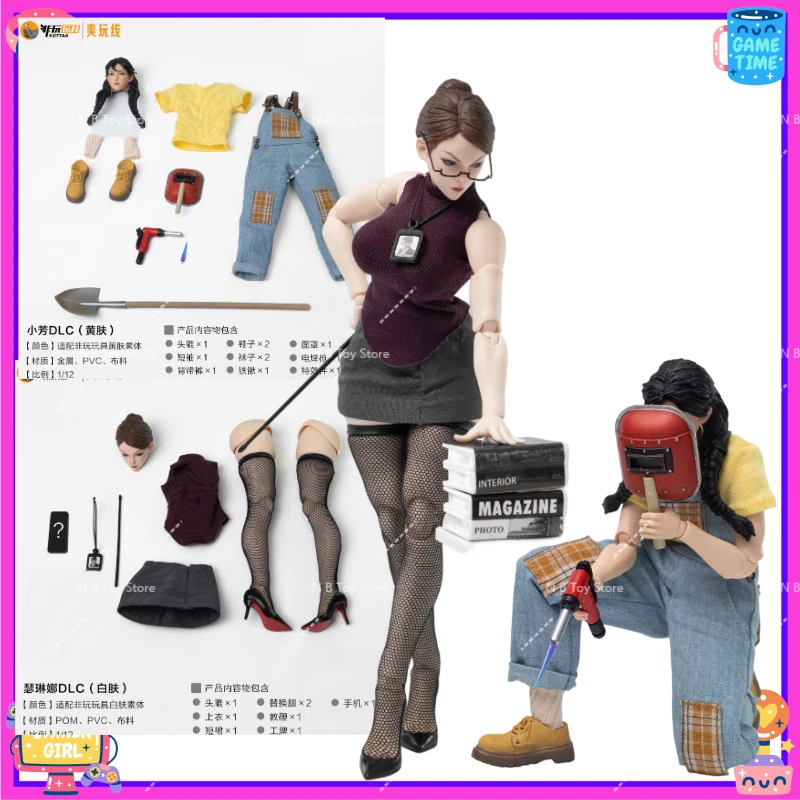 Notaman DLC 1/12 Xiaofang Selina Head Replace Legs Clothes Accessory Set Model Fit 6'' NT-04 Female Soldier Action Figure Body
Notaman DLC 1/12 Xiaofang Selina Head Replace Legs Clothes Accessory Set Model Fit 6'' NT-04 Female Soldier Action Figure Body