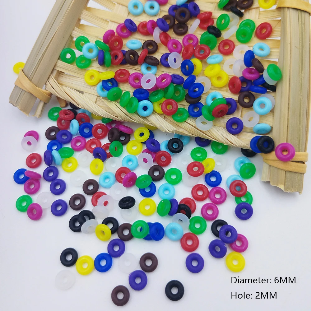 100/200Pcs 6MM Silicone Spacer Bead Flat Round Spacer Bead DIY Jewelry Making Bracelet Necklace Accessories Original Charm
100/200Pcs 6MM Silicone Spacer Bead Flat Round Spacer Bead DIY Jewelry Making Bracelet Necklace Accessories Original Charm