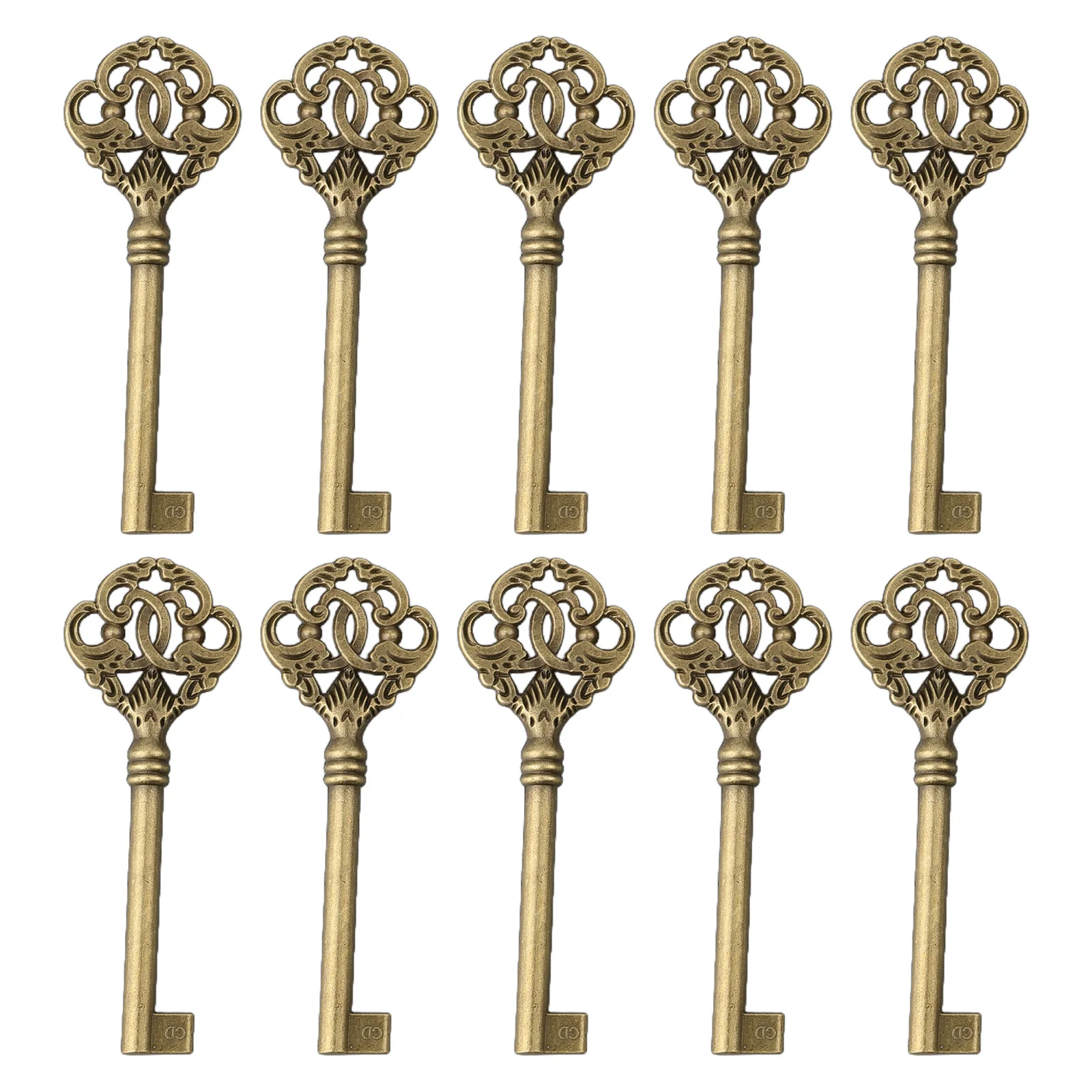10pc Furniture Vintage Style Open Skeleton Key Hole Head Furniture Cabinet Antique Alloy Key Cabinets Home Hardware
10pc Furniture Vintage Style Open Skeleton Key Hole Head Furniture Cabinet Antique Alloy Key Cabinets Home Hardware