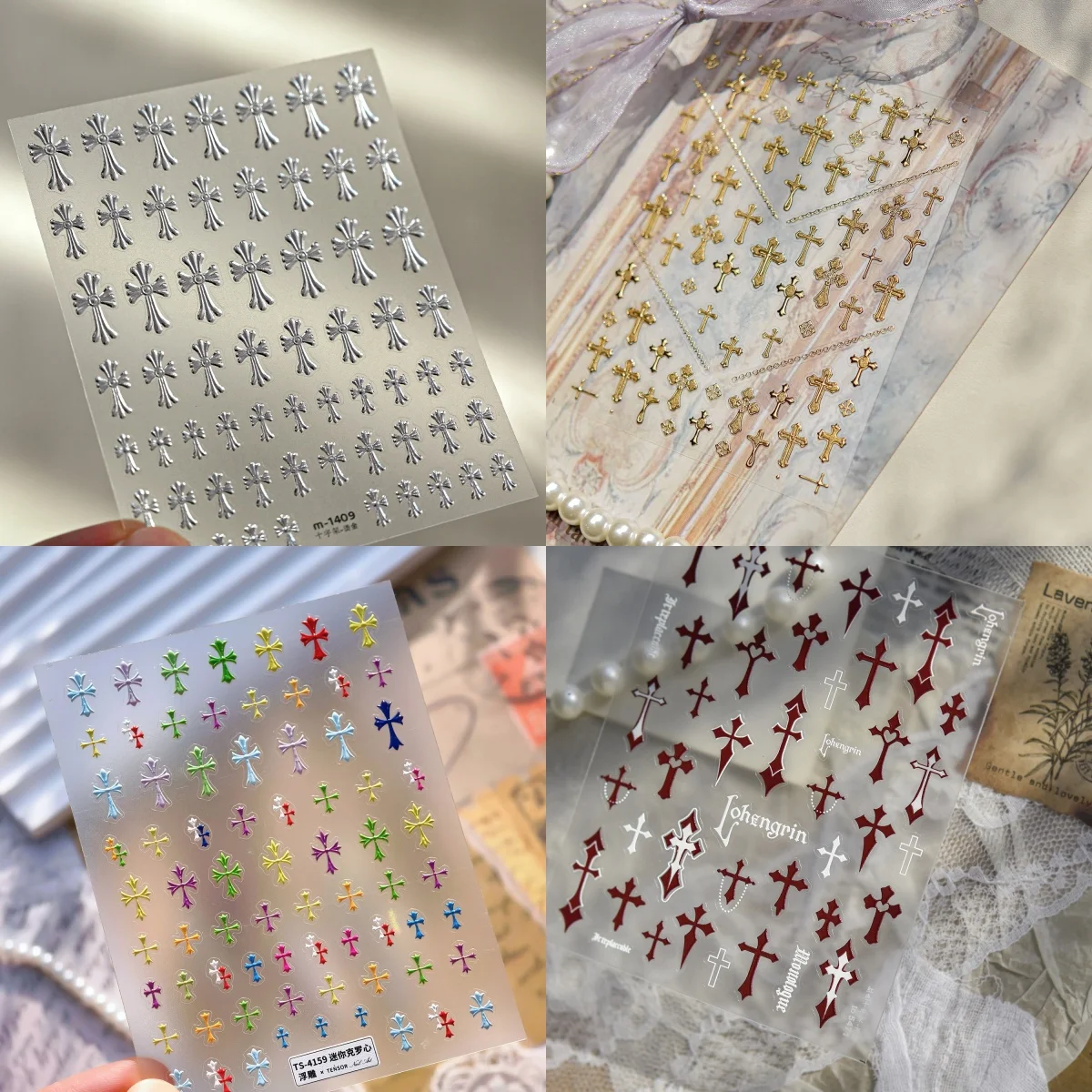 Наклейки для ногтей в китайском стиле: ретро-кресты, аксессуары для стемпинга, маникюрные декоративные наклейки, материалы для DIY, самоклеящиеся.
Наклейки для ногтей в китайском стиле: ретро-кресты, аксессуары для стемпинга, маникюрные декоративные наклейки, материалы для DIY, самоклеящиеся.