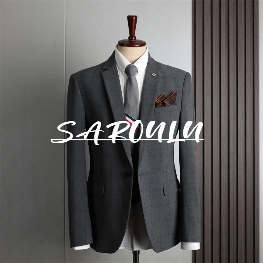Grey Patterned Premium Tuxedo Celebrity Single Breasted Dancing Jacket In Stock Office Business Banquet Men's Suit Fashionable
Grey Patterned Premium Tuxedo Celebrity Single Breasted Dancing Jacket In Stock Office Business Banquet Men's Suit Fashionable