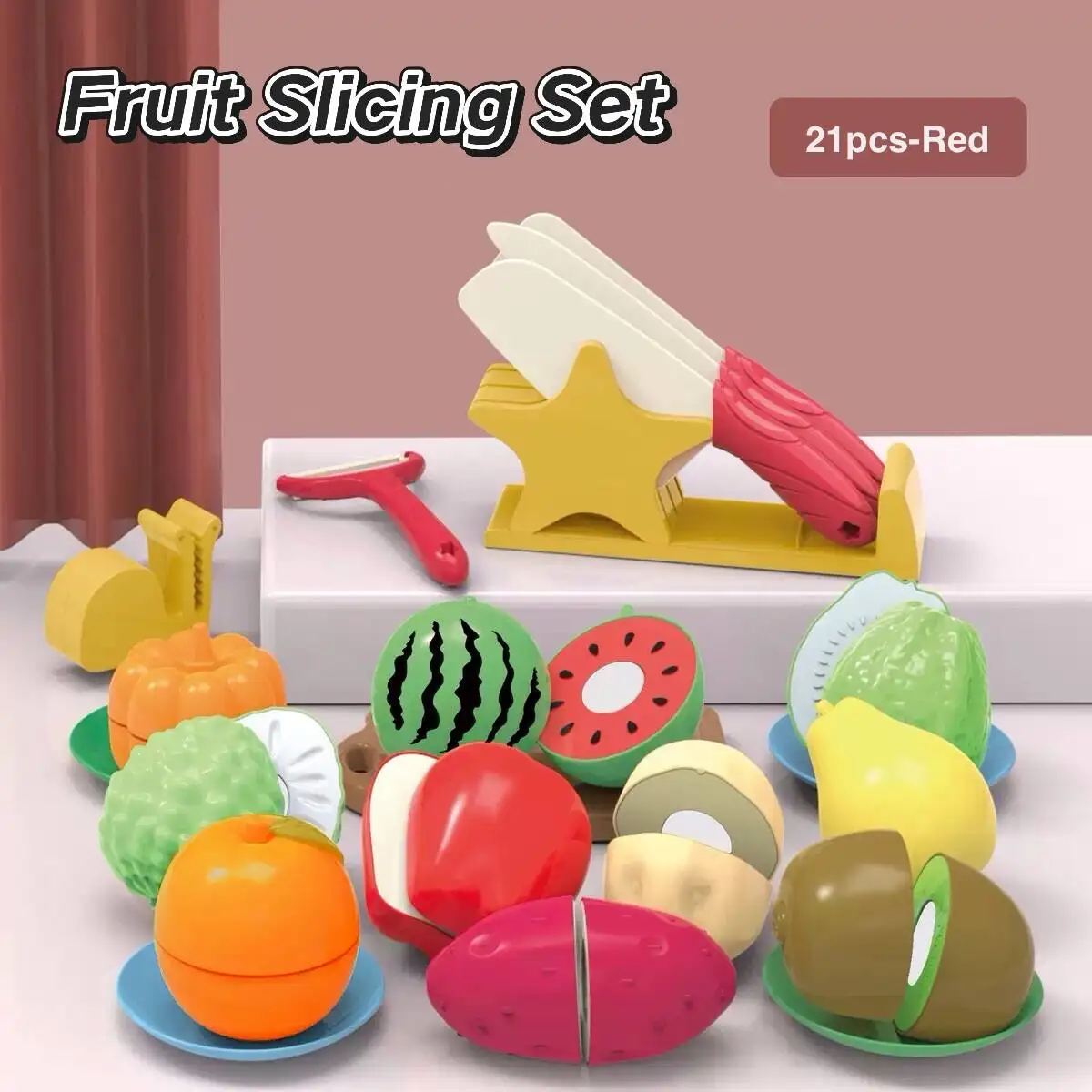 Playing with fruit and vegetable cutting and Le Ke cutting fruit and vegetable playing with educational toys to cultivate
Playing with fruit and vegetable cutting and Le Ke cutting fruit and vegetable playing with educational toys to cultivate