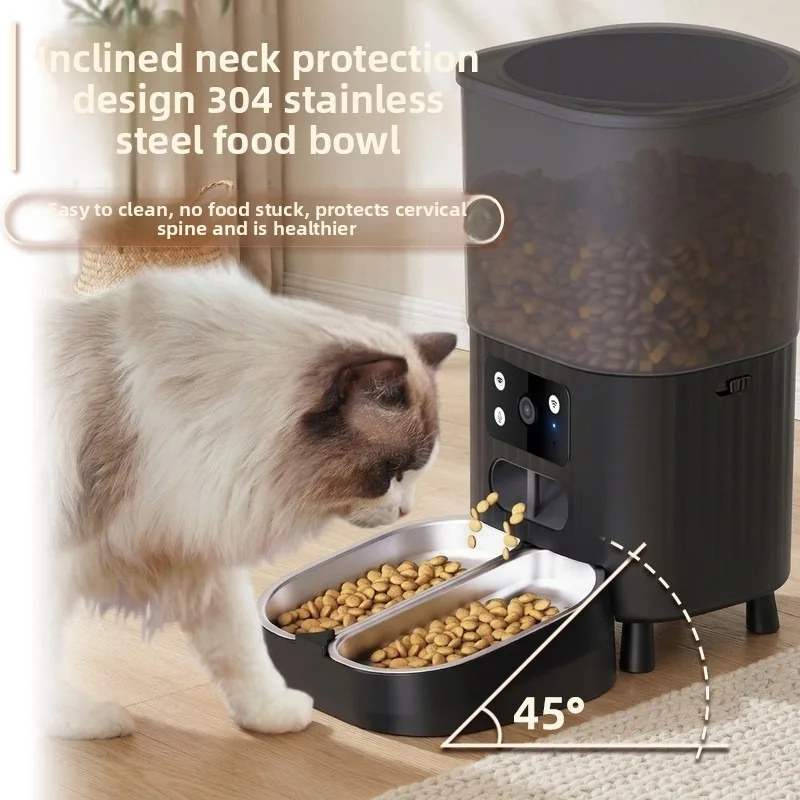 Pet Automatic Smart Feeder with WiFi Camera APP Support & Detachable Design for Cats & Dogs
Pet Automatic Smart Feeder with WiFi Camera APP Support & Detachable Design for Cats & Dogs